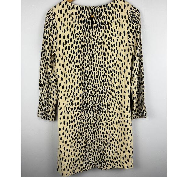 J. Crew Jules Leopard Shift Dress‎ in Wildcat Leopard Print Size 0 - Picture 5 of 10